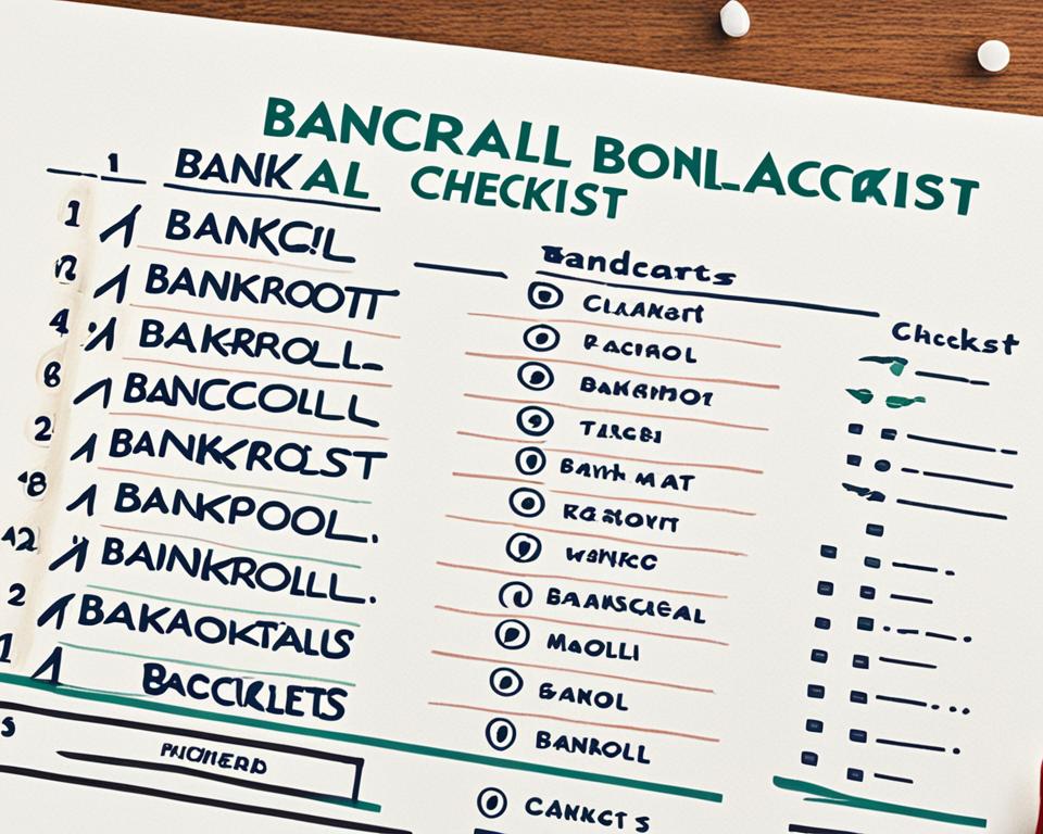 Baccarat Bankroll Management Checklist