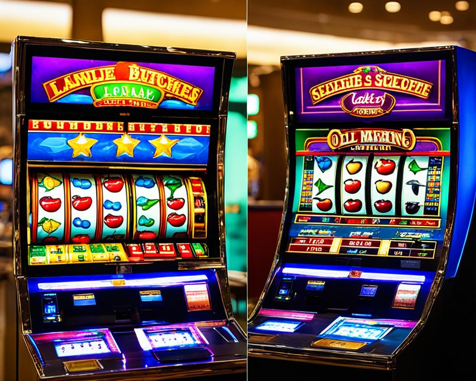 online and land-based slot machines