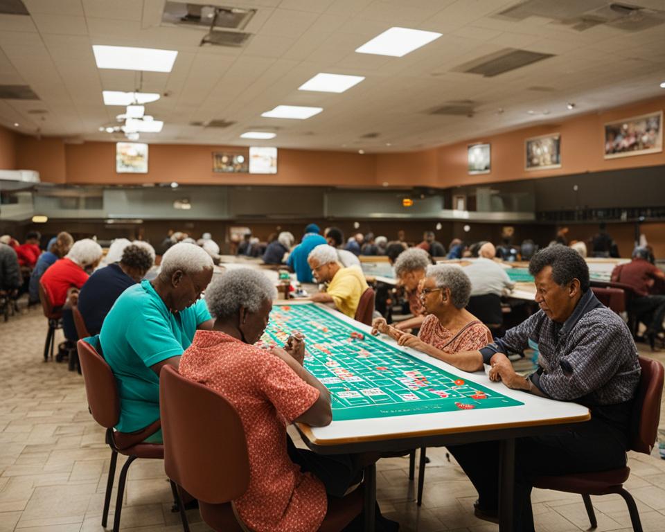 playing bingo during off-peak hours